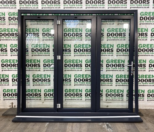 Upvc grey folding doors - upvc,