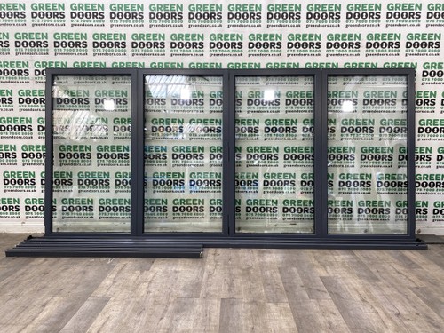 Grey folding sliding doors - bi-folding,