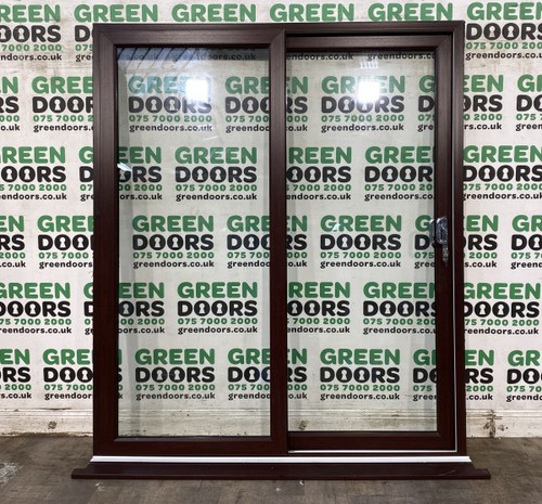 Rosewood upvc sliding - rosewood,