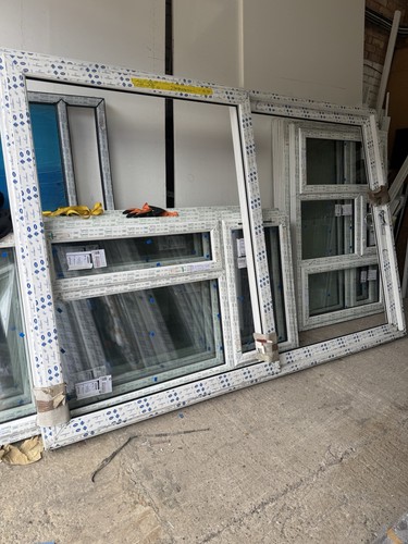 Brand new white upvc - new, sliding