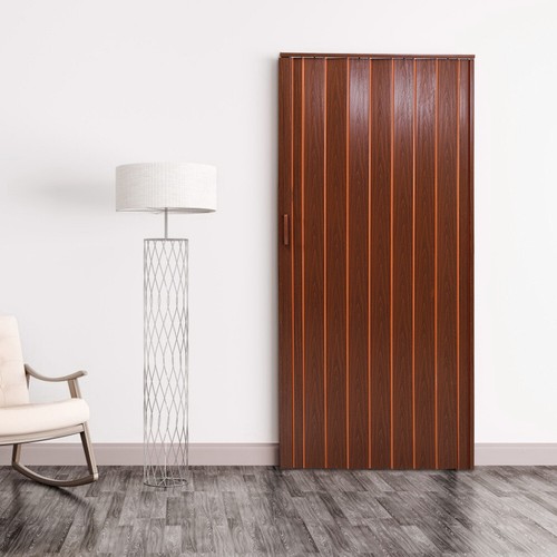 Pvc wood effect foldable door - effect,
