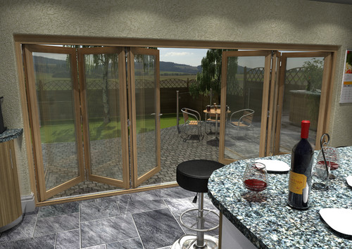 External bifold doors - ,