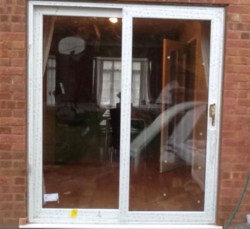 White sliding patio upvc - patio, /