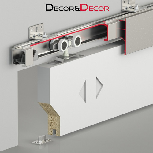 Sliding door track kit top - sliding,