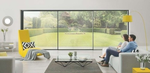 Frameless patio doors - patio,