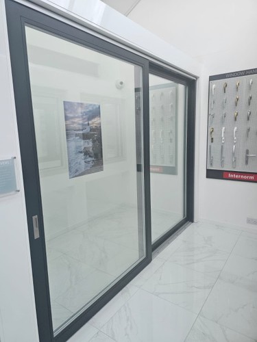 Triple glazed patio doors - glazed,